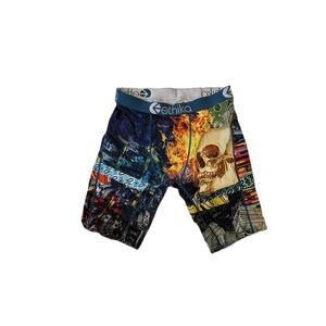 Ethika Skulls Stacks Compression Shorts Mens L
